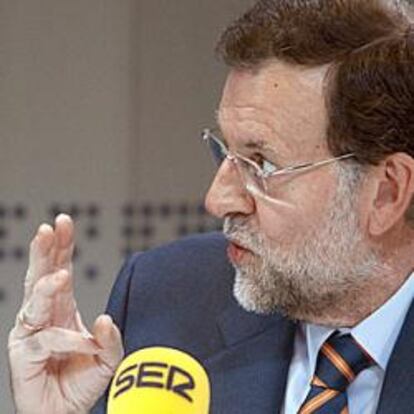 Mariano Rajoy hoy 19 de septiembre, en la Cadena SER