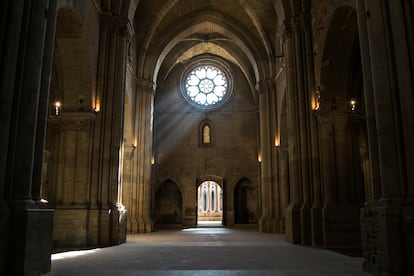Interior de la Seu Vella de Lleida.