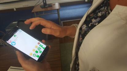 Imagen de la 'app' realizada por la Unidad de Salud Mental del Hospital Regional de Málaga.