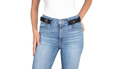 cinturón unisex sin hebilla elástico y cómodo