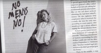 Jesselyn Radack, una de las estudiantes de Brown que, en 1990, ayudó a abrir un debate nacional sobre violación y consentimiento.