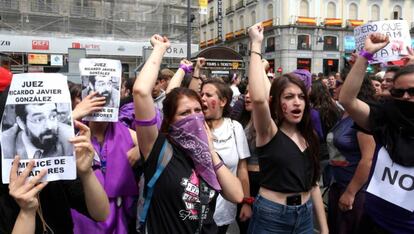 Protesta por la sentencia por violacion de La Manada.