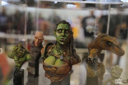 Figuritas en un estand de la última edición de Freak Wars.