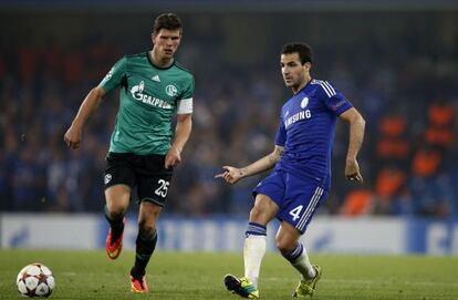 Cesc, ayer en Stamford Bridge.