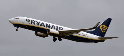 Avión de Ryanair 