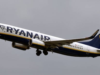 Avión de Ryanair 