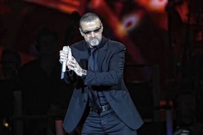 George Michael, en un concierto en Madrid en verano de 2011.
