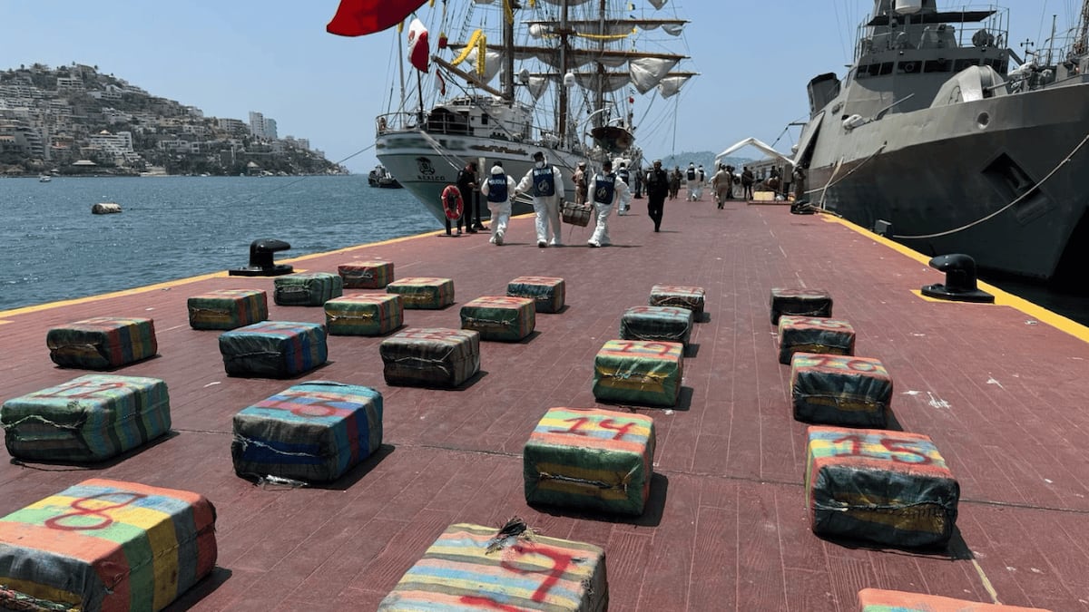 Cocaine and contraband fuel: Mexican navy secures historic seizures
