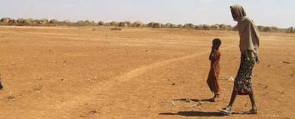 Paisaje de la región de Denan, en Etiopía, uno de los países africanos afectado por la sequía.