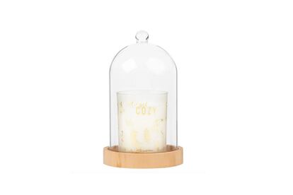 CRAFT. Vela perfumada con campana de vidrio (17,99 €), de Maisons du Monde.