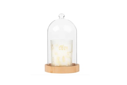 CRAFT. Vela perfumada con campana de vidrio (17,99 €), de Maisons du Monde.