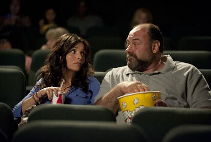 Julia Louis-Dreyfus y James Gandolfini.