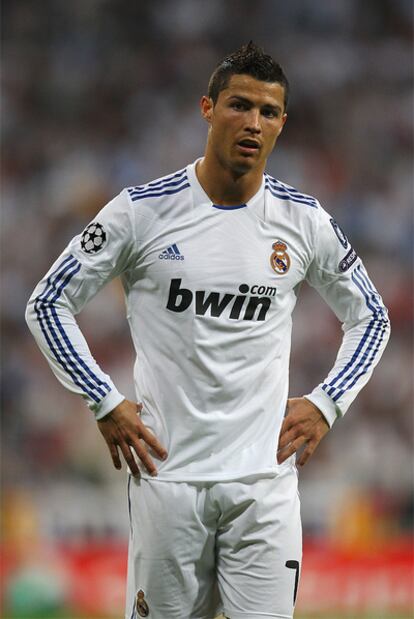 Cristiano Ronaldo, durante el partido.