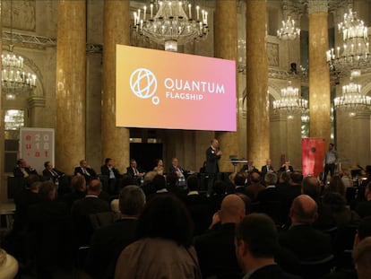 Presentació de The Quantum Flagship aquest dilluns a Viena.