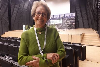 Thelma Krug, vicepresidenta del IPCC, en la cumbre del clima de Katowice.