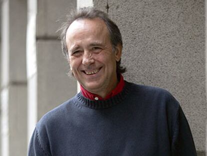 Joan Manuel Serrat, ayer en el teatro Albéniz de Madrid.