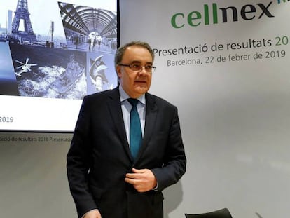 El consejero delegado de Cellnex, Tobías Martínez.