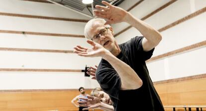 Mats Ek, en un ensayo con la Compañía Nacional de Danza.
