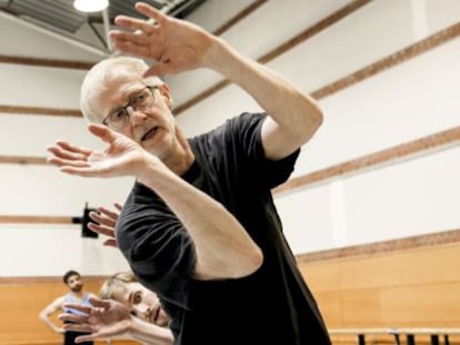 Mats Ek, en un ensayo con la Compa&ntilde;&iacute;a Nacional de Danza.