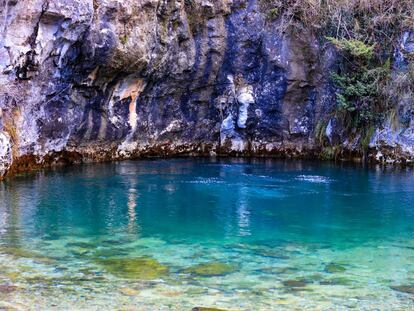 Pozo Azul de Covanera (Burgos). Fotos cedidas por Delfín Club Burgos.