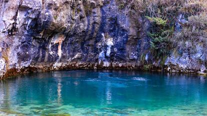 Pozo Azul de Covanera (Burgos). Fotos cedidas por Delfín Club Burgos.