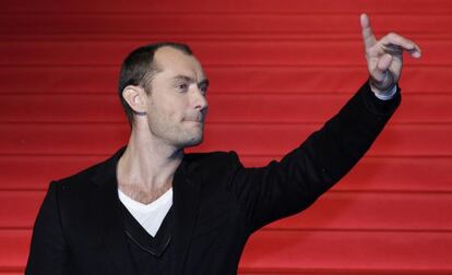 Jude Law en el estreno de 'Juego de sombras' en Japón, el 16 de febrero de 2012.