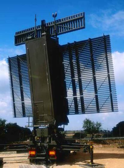 Radar tridimensional Lanza del Ejército del Aire español.