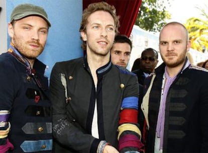 La banda británica Coldplay, en la gala de los MTV en Los Ángeles, en junio pasado.