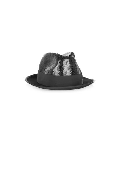 Fedora de lentejuelas de Dolce & Gabbana. Precio: 105 euros.