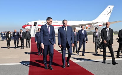 Pedro Sánchez y Aziz Ajanouch