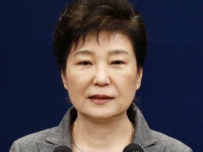 Park Geun-Hye, durante seu discurso para a nação em 29 de novembro de 2016.