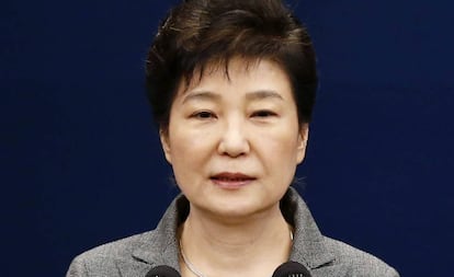 Park Geun-Hye, durante seu discurso para a nação em 29 de novembro de 2016.