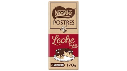 Chocolate con leche de Nestle.