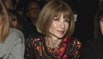 Anna Wintour en el desfile de DKNY el pasado 12 de septiembre en Nueva York. 