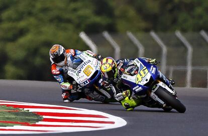 Rossi, por delante de Barberá.