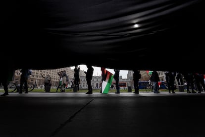 Manifestación propalestina Santiago de Chile