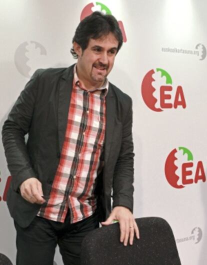 El secretario general de EA, Pello Urizar.