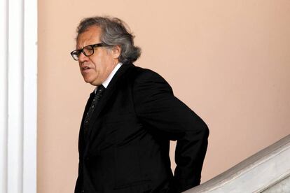 El secretario general de la OEA, Luis Almagro, en Tegucigalpa en agosto de 2015.