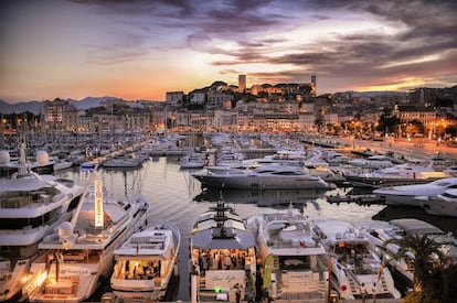 Vista de la localidad de Cannes