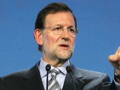 El presidente del PP, Mariano Rajoy.