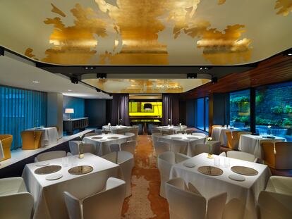 Restaurant Moments a l'Hotel Mandarin Oriental de Barcelona.