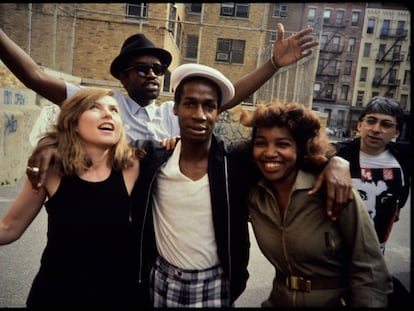 Grandmaster Flash con Debbie Harry en 1981