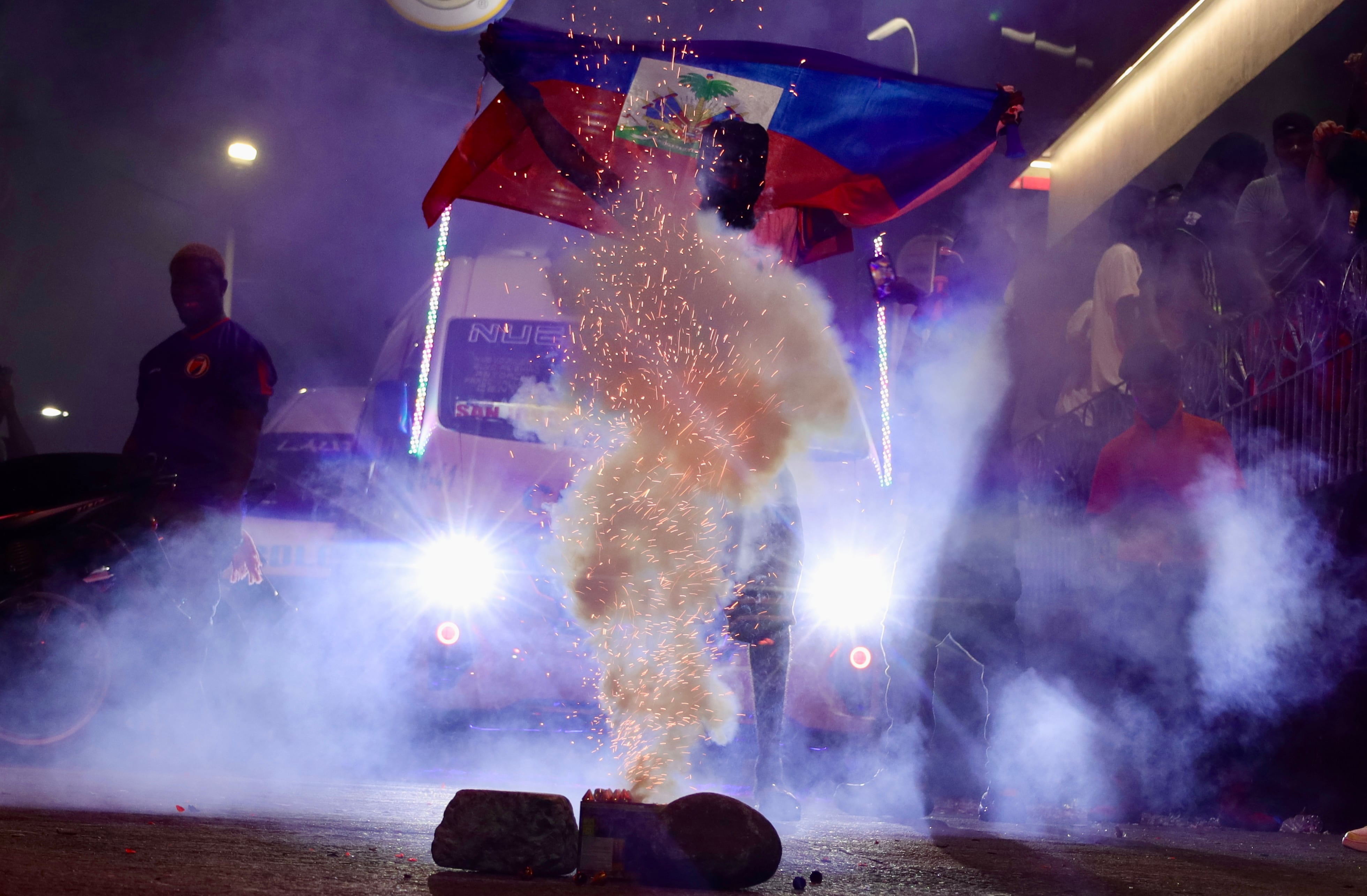 Noventa minutos para dejar de ser invisibles: la fiesta de los haitianos en Tapachula