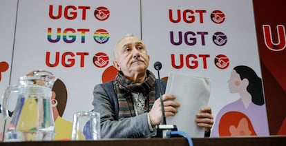 El secretario general de UGT, Pepe Álvarez, en una imagen de archivo.