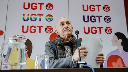 El secretario general de UGT, Pepe Álvarez, en una imagen de archivo.