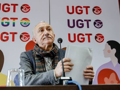 El secretario general de UGT, Pepe Álvarez, en una imagen de archivo.