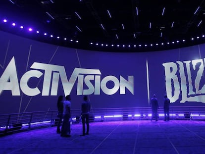 Estand de Activision Blizzard en el último CES de Las Vegas.