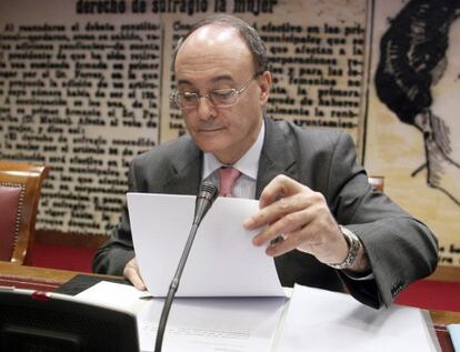 El gobernador del Banco de España, Luis María Linde.