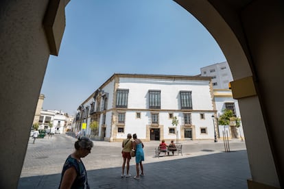 Una vista del Palacio Bertemati, en Jerez. Foto Fernando Ruso