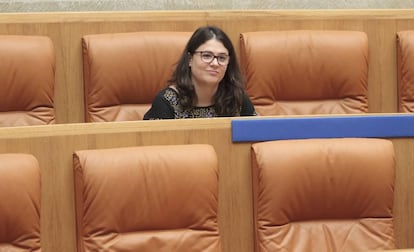 La única diputada de Podemos en La Rioja, Raquel Romero.